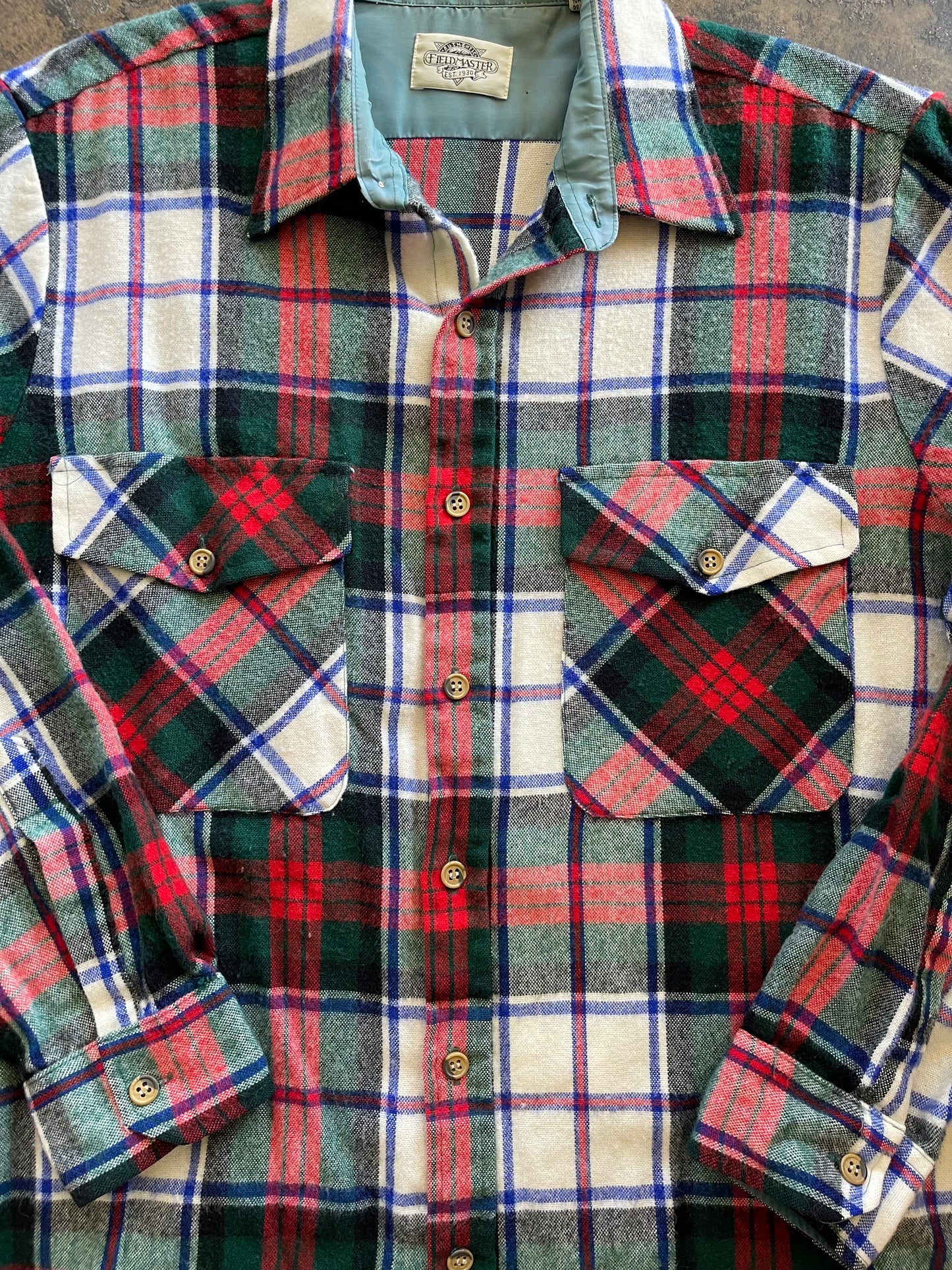 Bright Flannel Button Up
