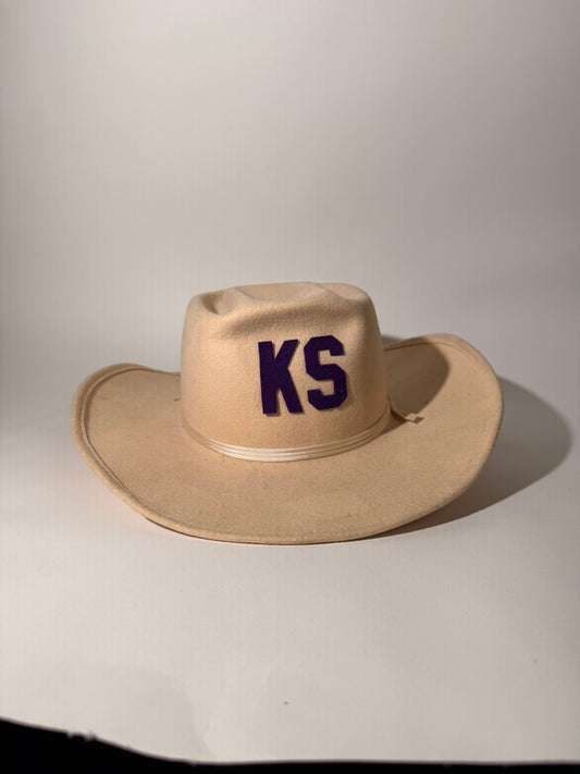 Kansas State Cream Wool Hat