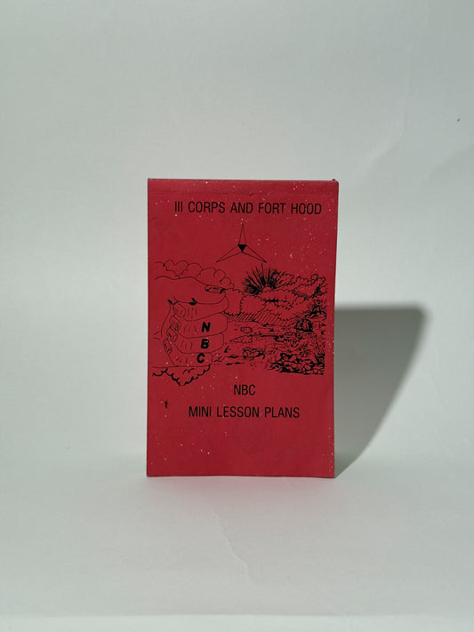 Army NBC Mini Lesson Plan Booklet
