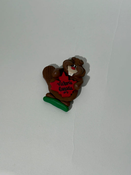 Victoria Canada Clay Beaver Magnet