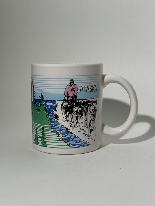 Ceramic Alaska Dog Sled Mug