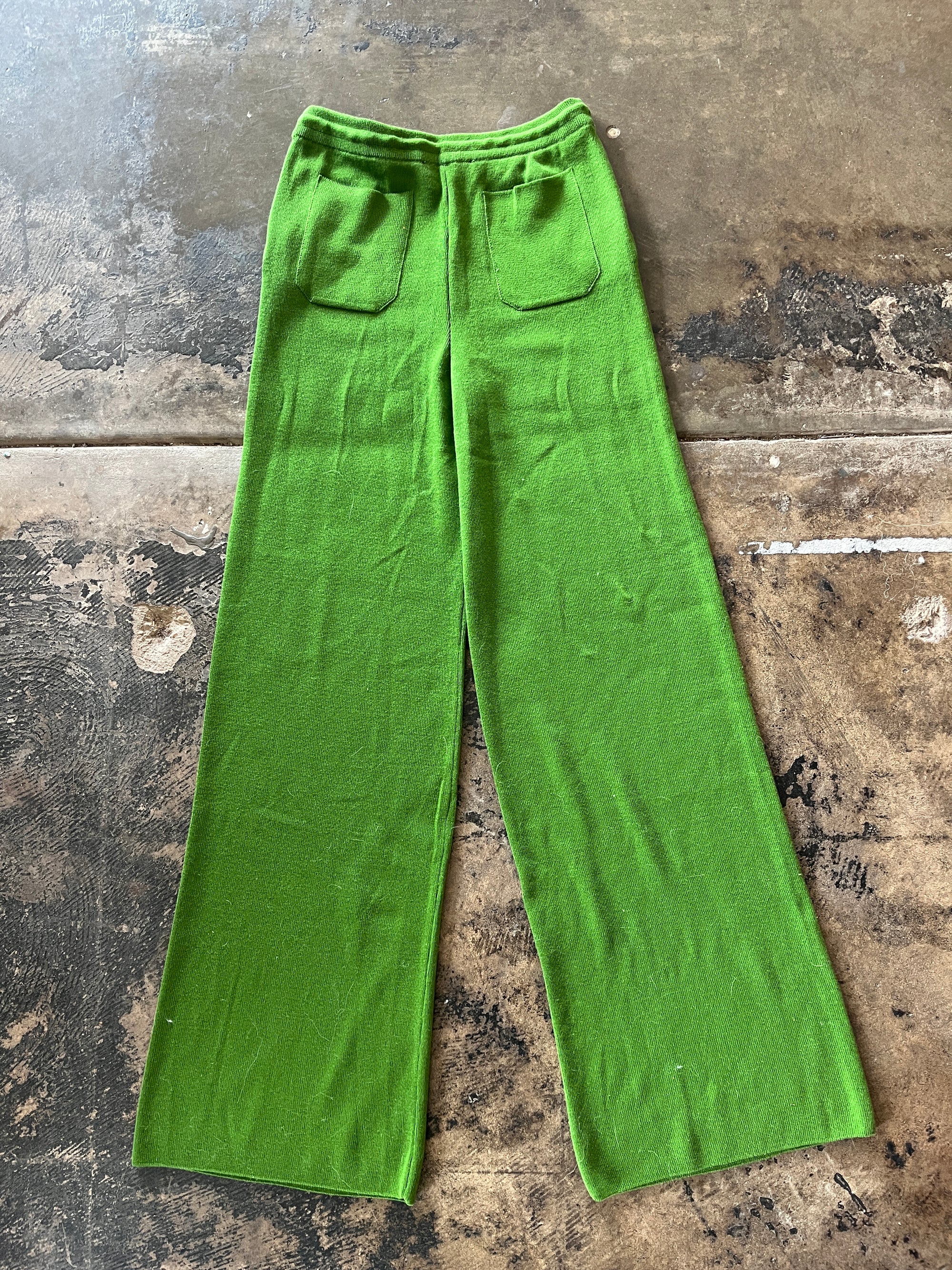 Heavy Manners Green Knit Pants