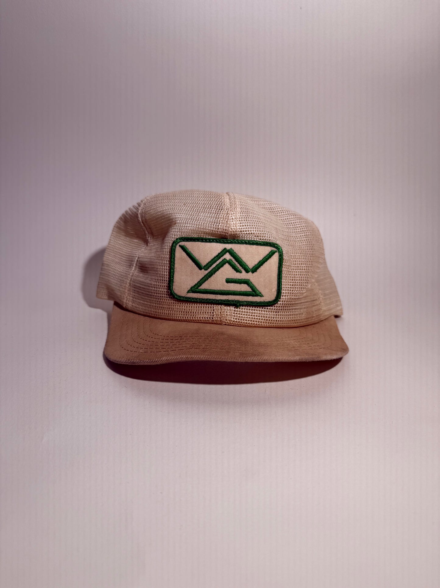 Distressed White Trucker Hat