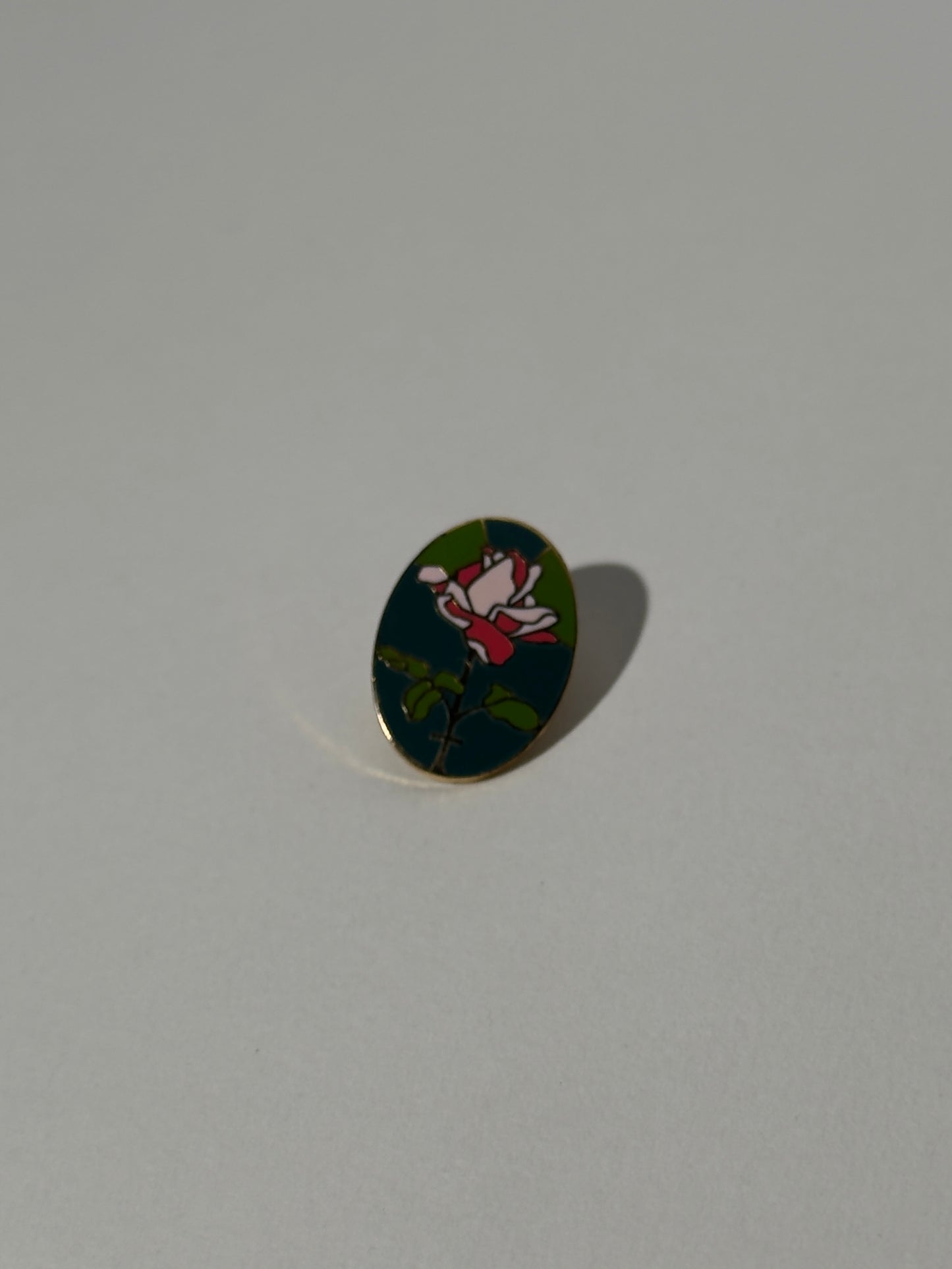 Pink Rose Pin