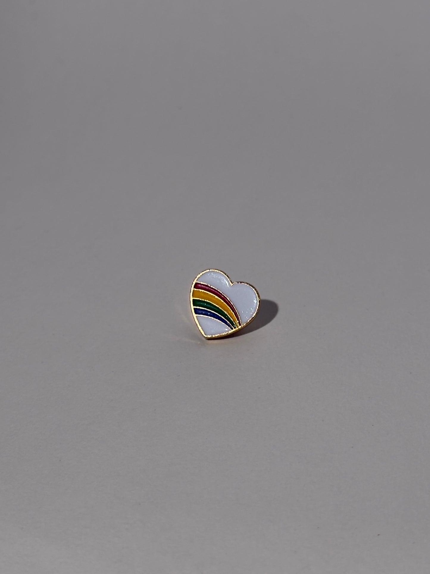 Rainbow Heart Pin