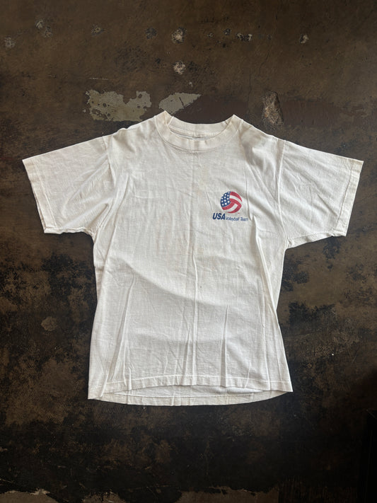 White Reebok US Open Volleyball Championship Reno 1992 Tee