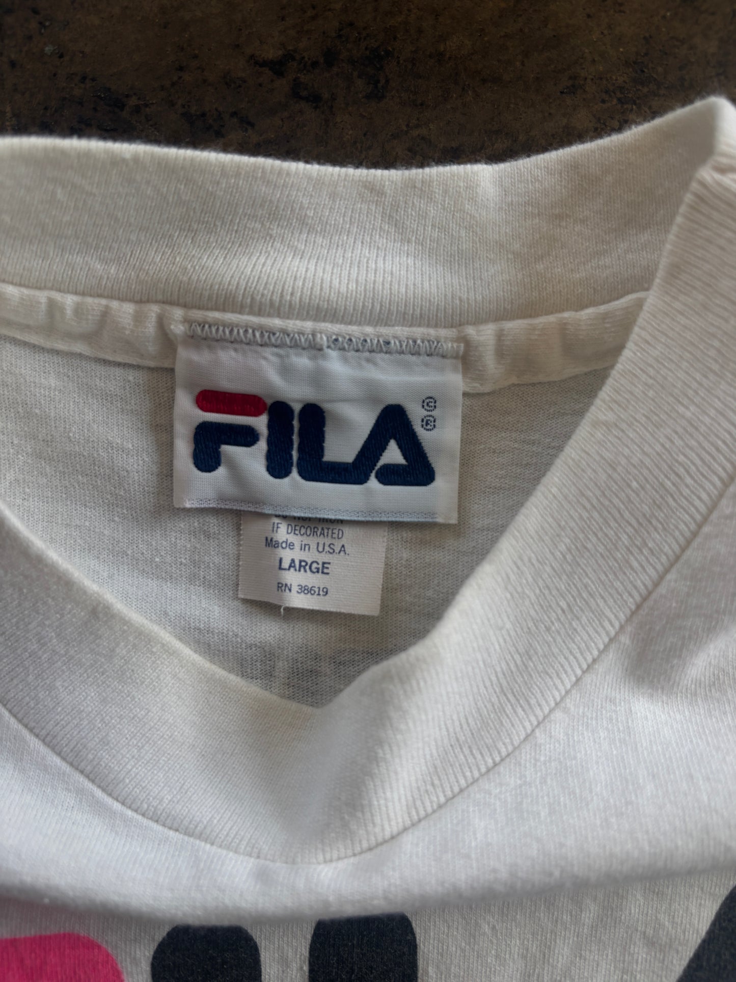 Bright FILA Volleyball Tee