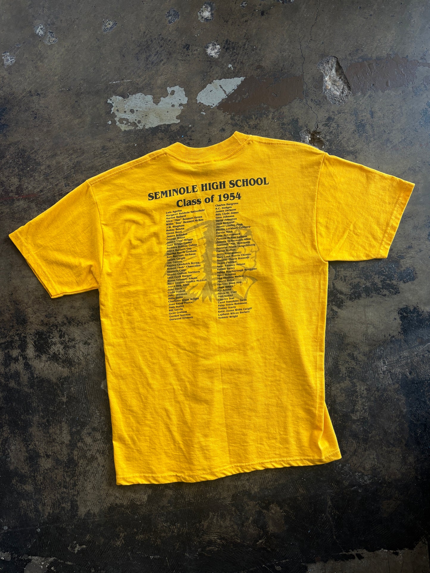 Yellow Seminole High School Tee