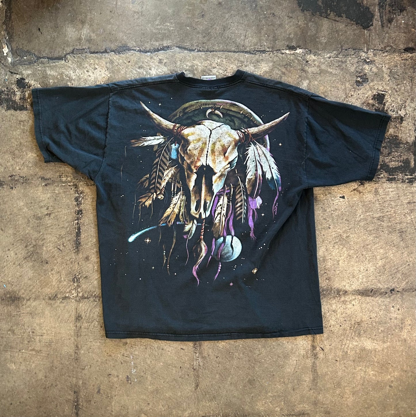 Black + Purple Native Graphic Tee