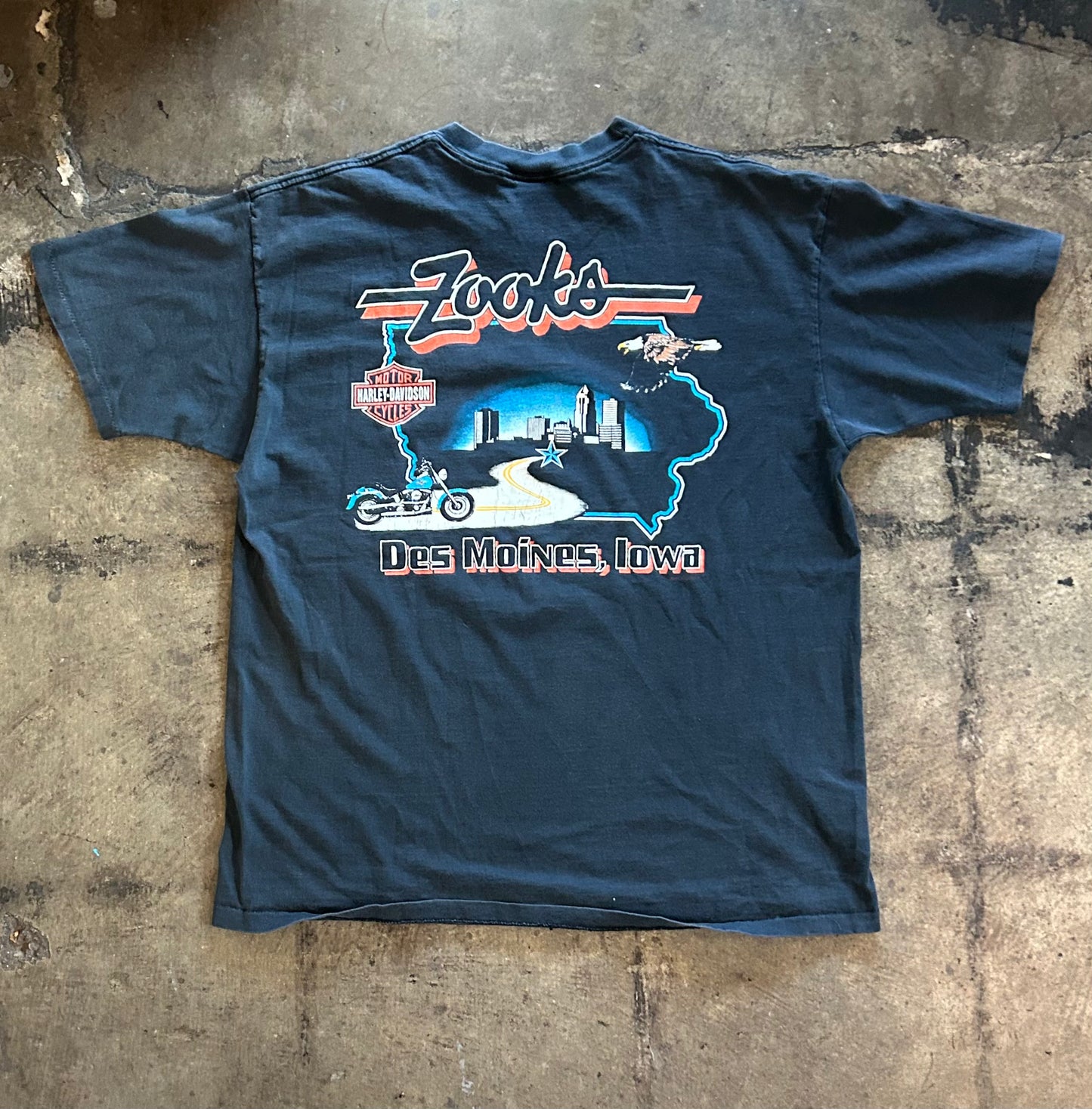 Ride Like The Wind Harley Davidson Tee