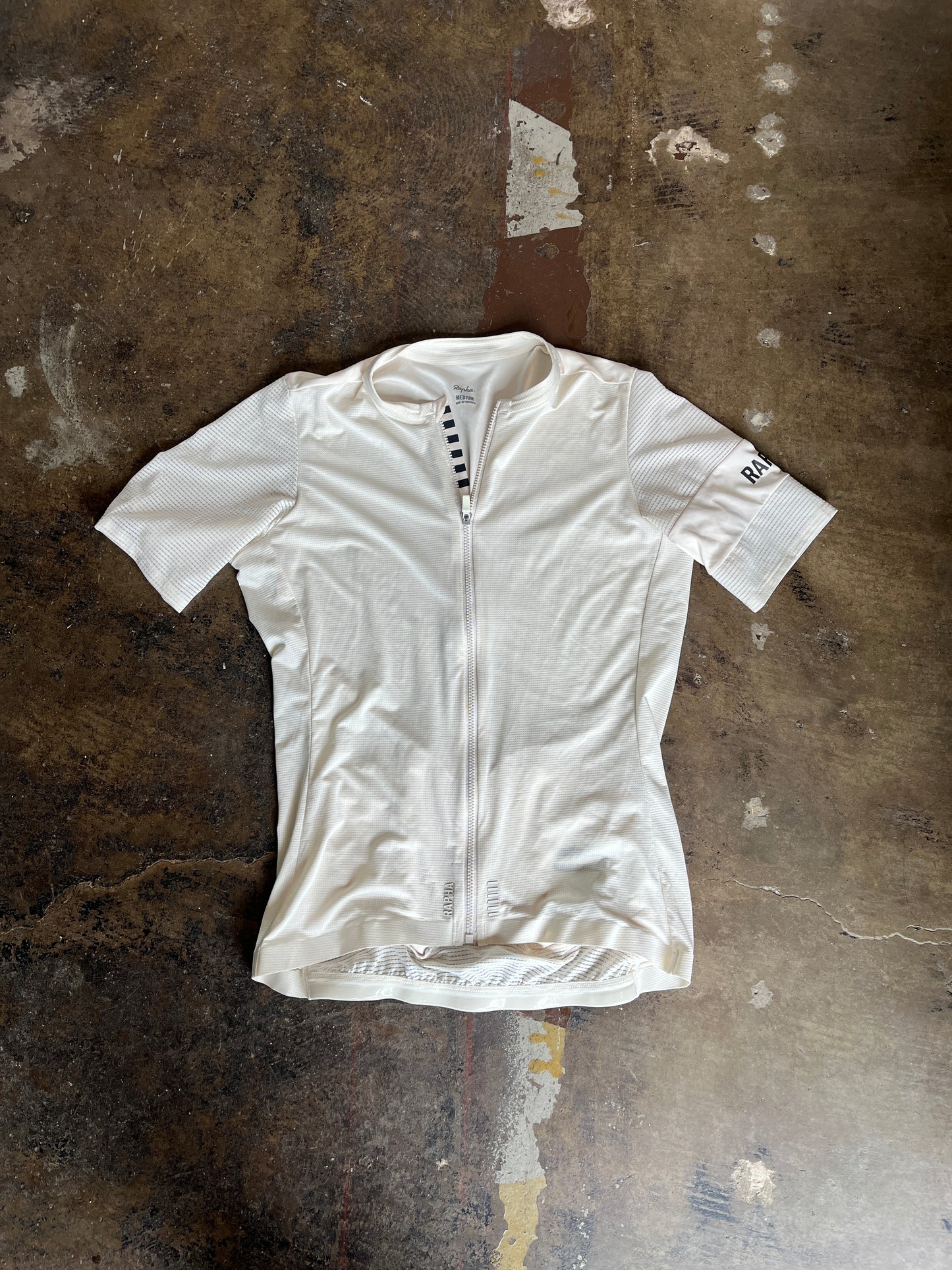 Cream Rapha Cycling Shirt