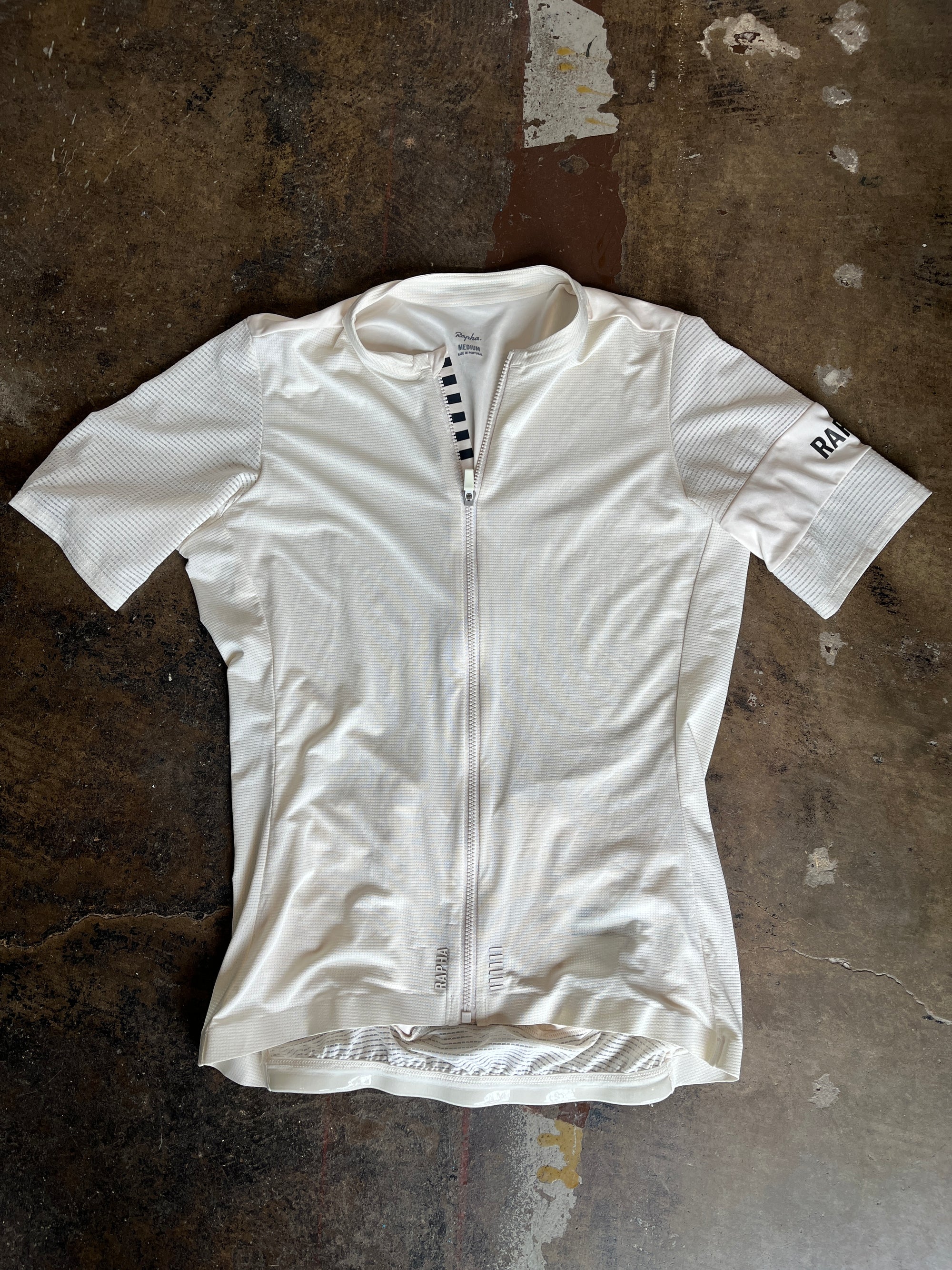 Cream Rapha Cycling Shirt