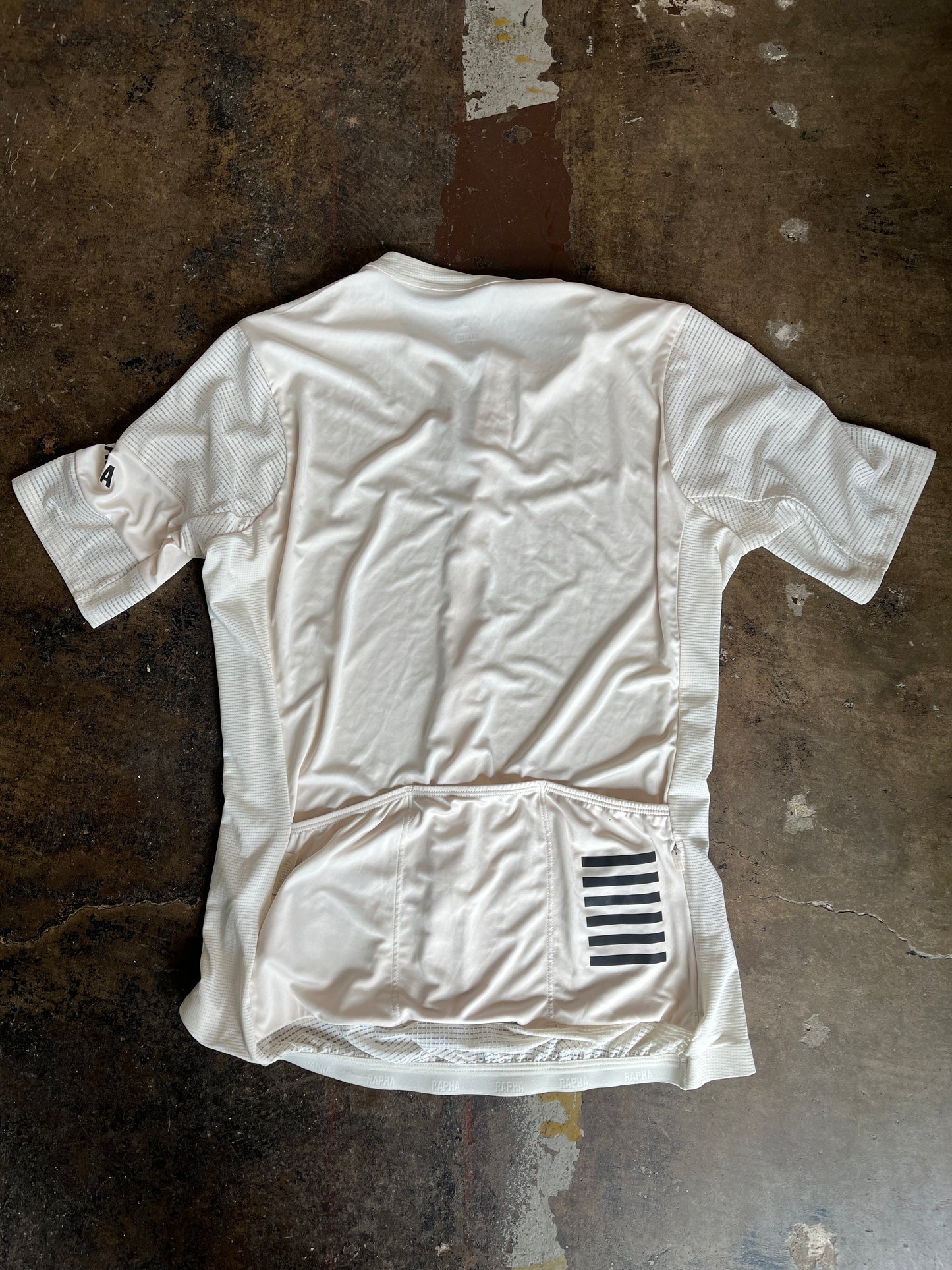 Cream Rapha Cycling Shirt