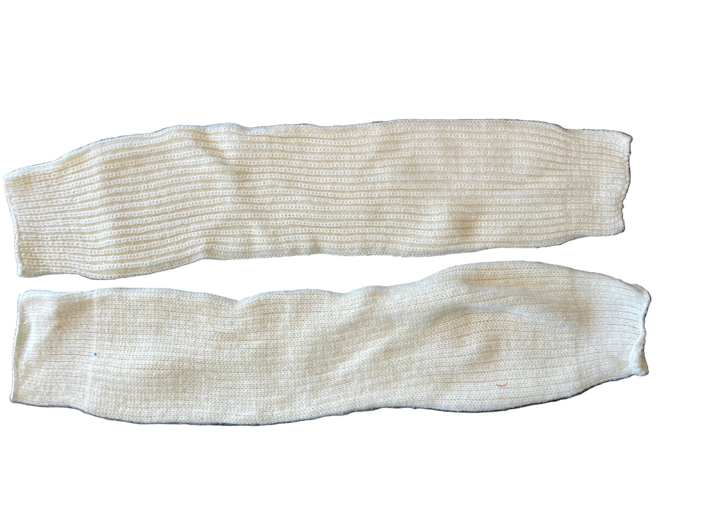 Cream Knit Leg Warmers