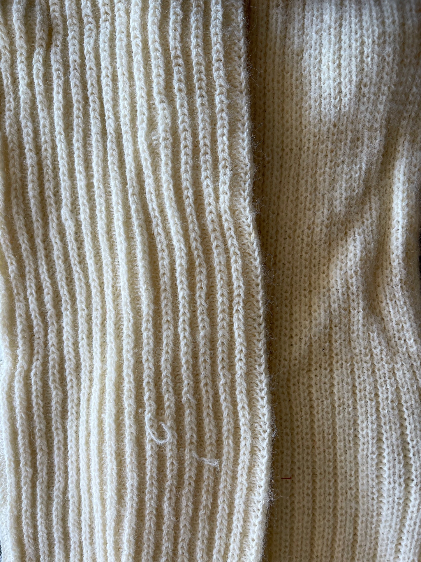 Cream Knit Leg Warmers
