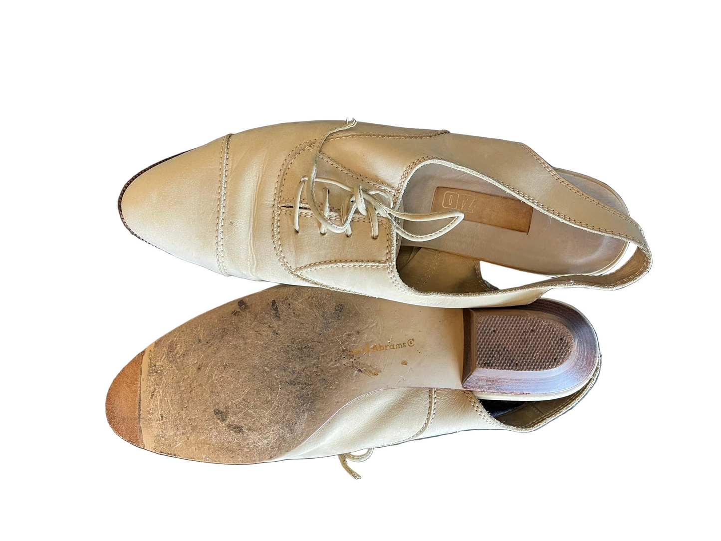 Tan Suede Heeled Loafer