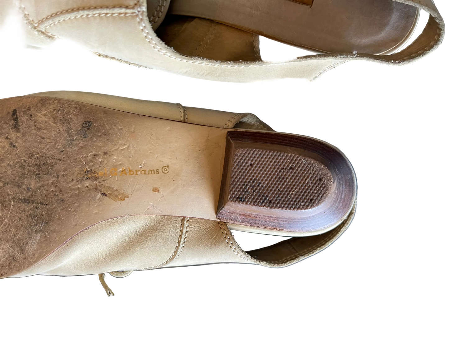 Tan Suede Heeled Loafer