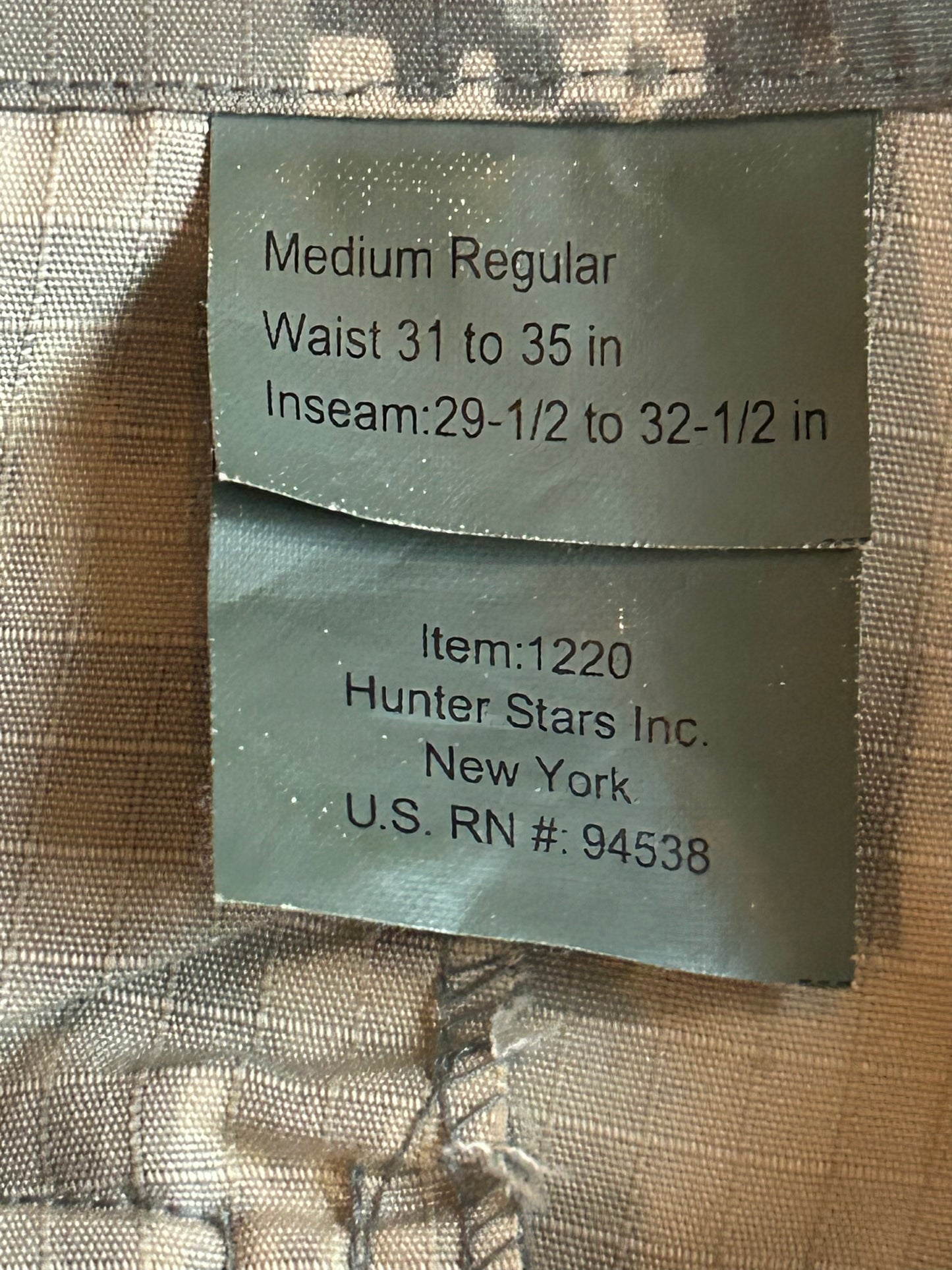 Paratrooper Camo Cargo Pants