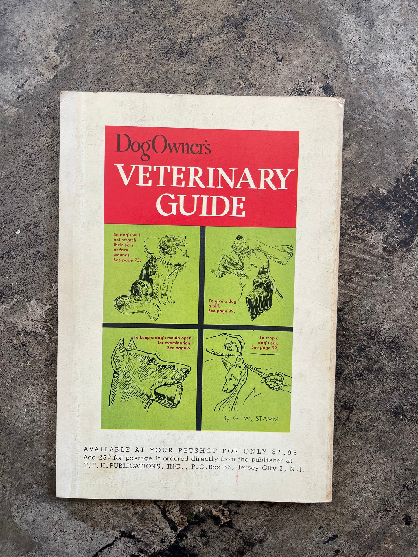 Dog Owners Veterinary Guide Book