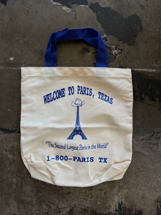 Welcome to Paris, Texas Canvas Tote