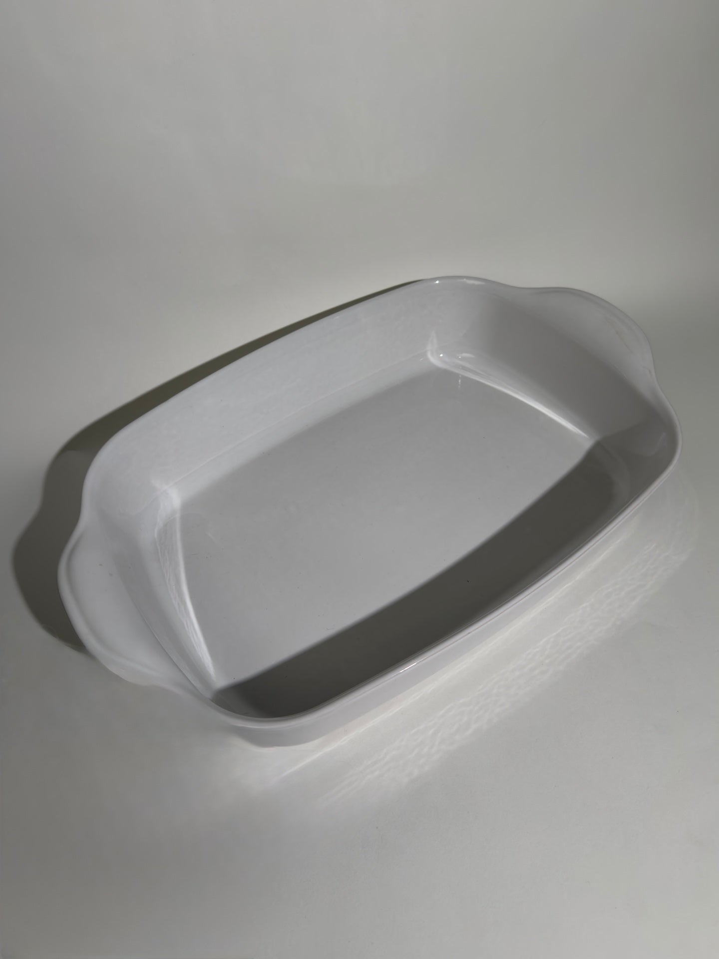 White Ceramic Baking Pan