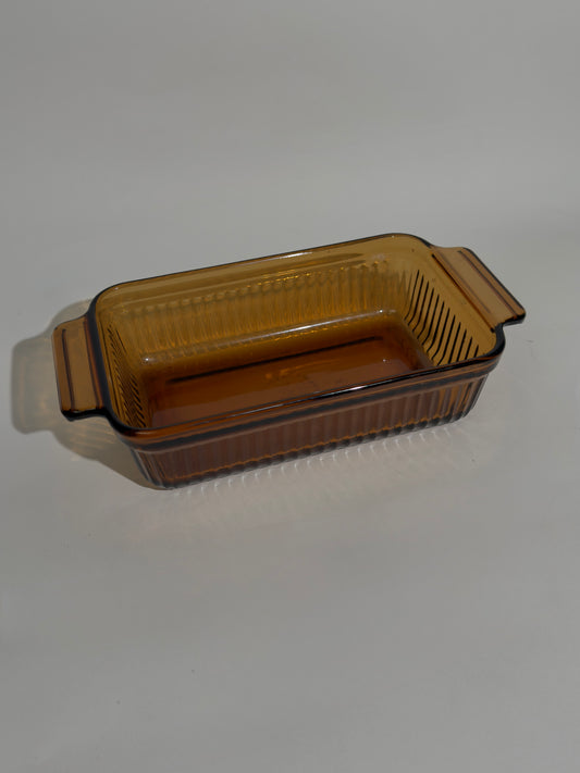 Amber Glass Baking Dish