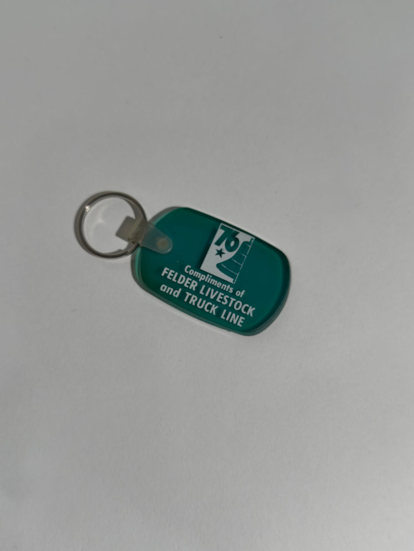 Green Felder Livestock Key Ring