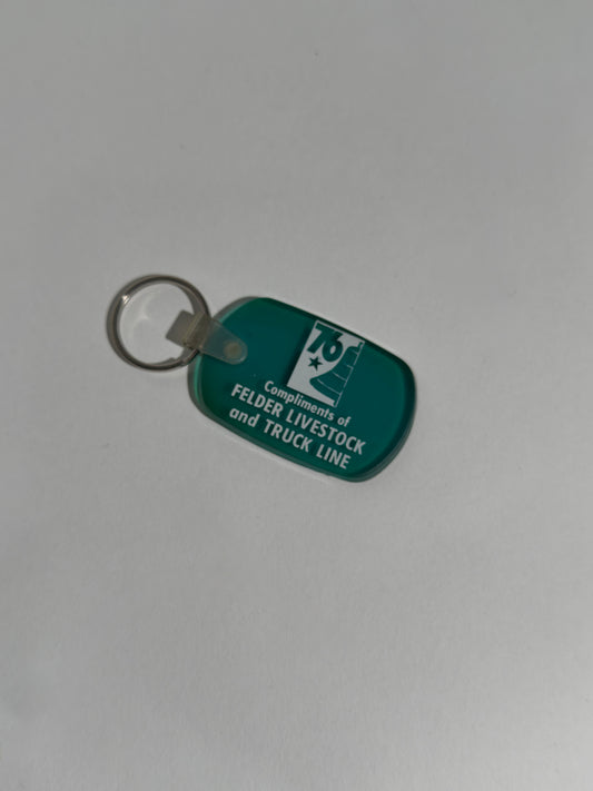 Green Felder Livestock Key Ring