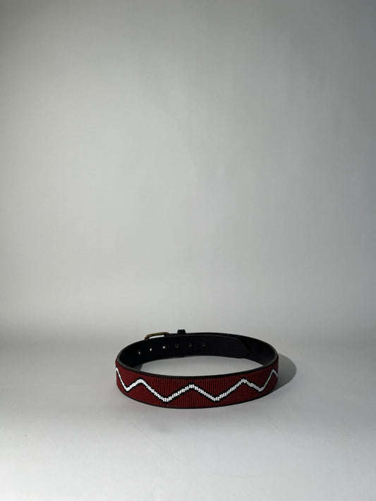 Dark Brown Kenya Beadworks Belt