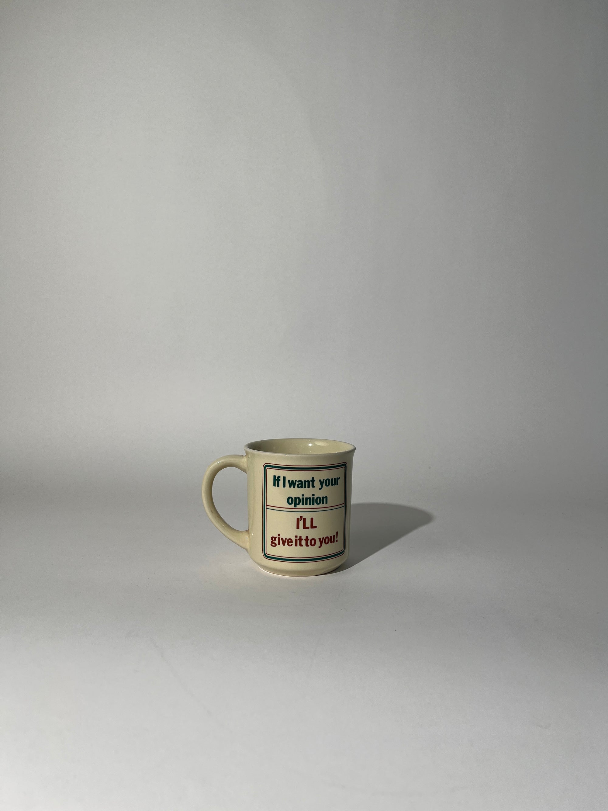 "Opinion" Coffee Mug