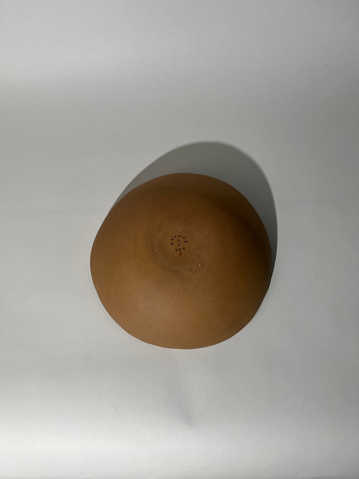 Large Mother Of God Ceramic Bowl