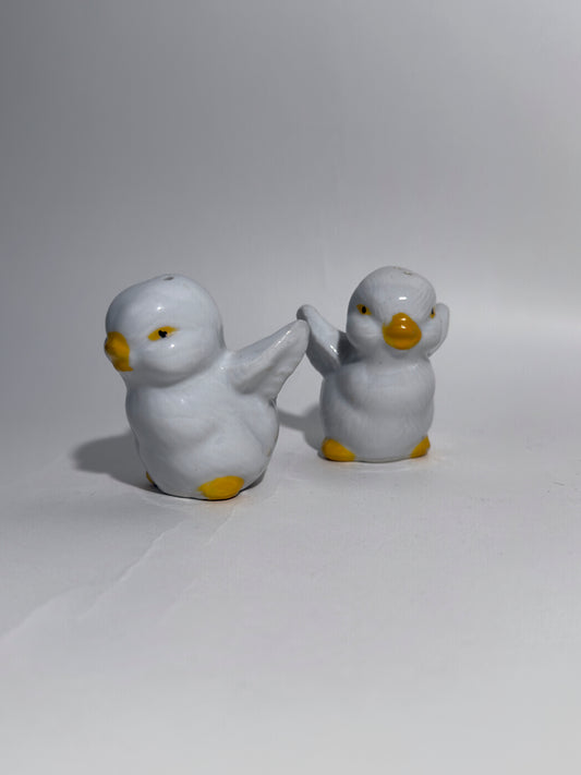 Chickadee Salt + Pepper Shakers