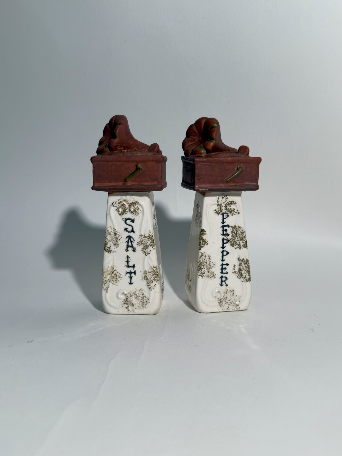 Phonograph Salt + Pepper Shakers
