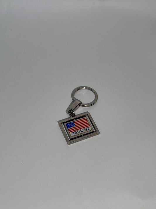 God Bless America Key Chain