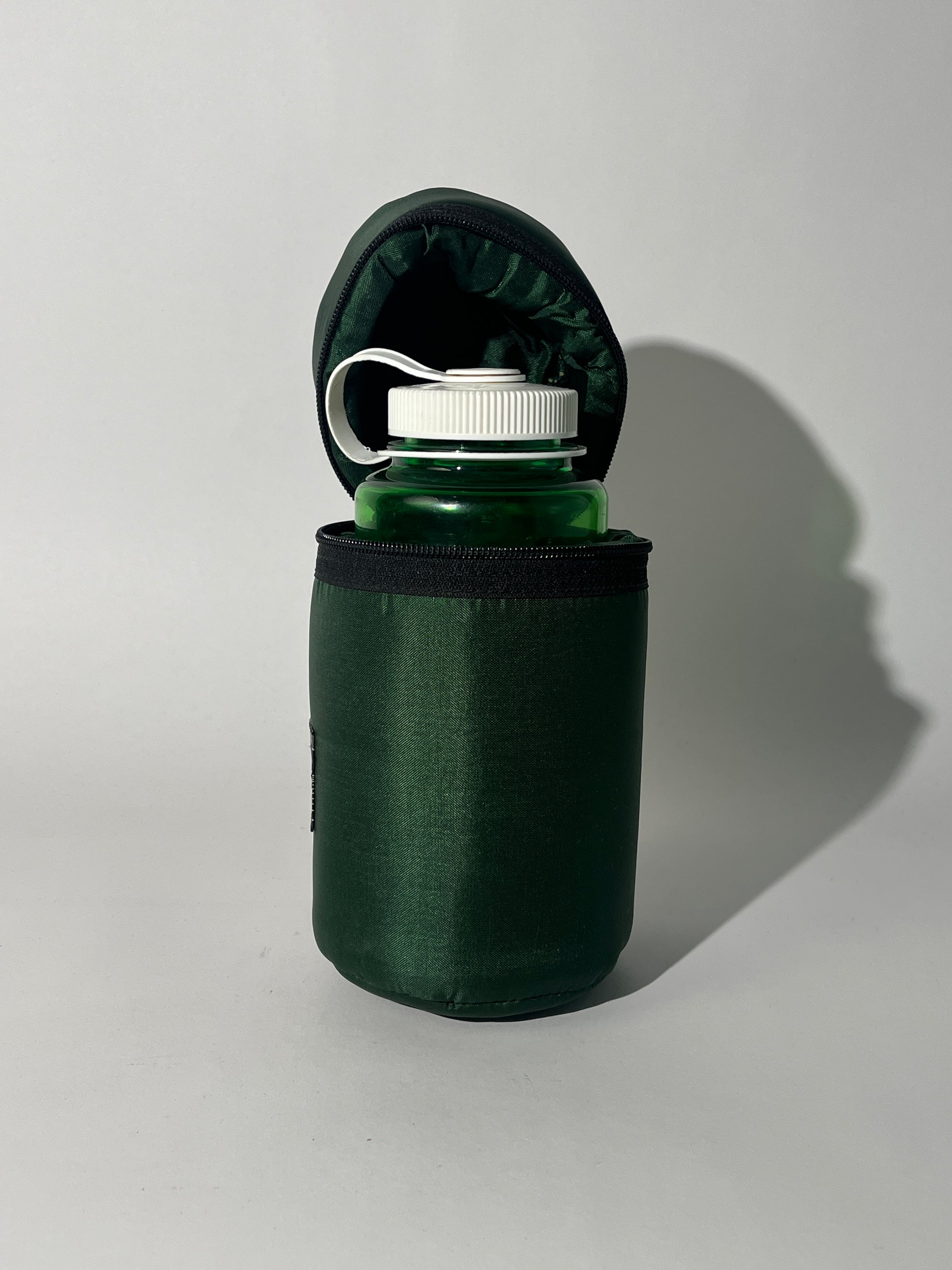 Green Nalgene Water Bottle with Insulated Holder