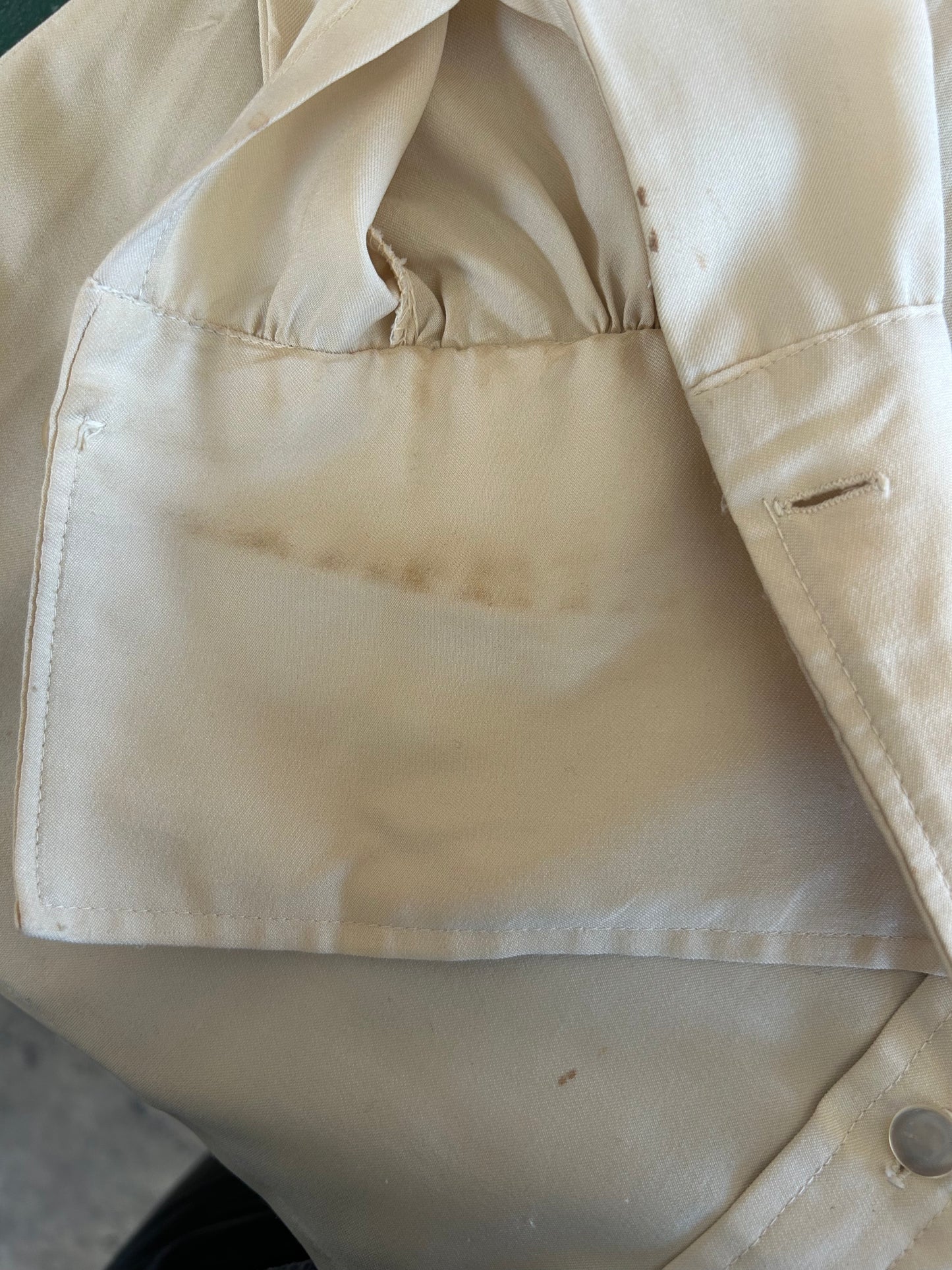 Beige Button Up Shirt