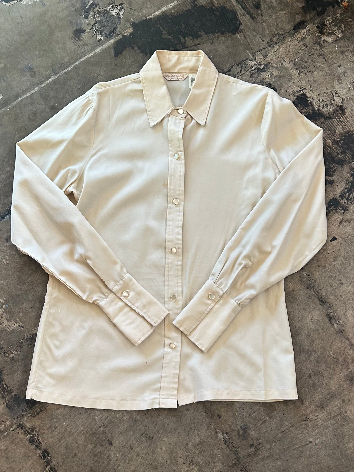 Beige Button Up Shirt