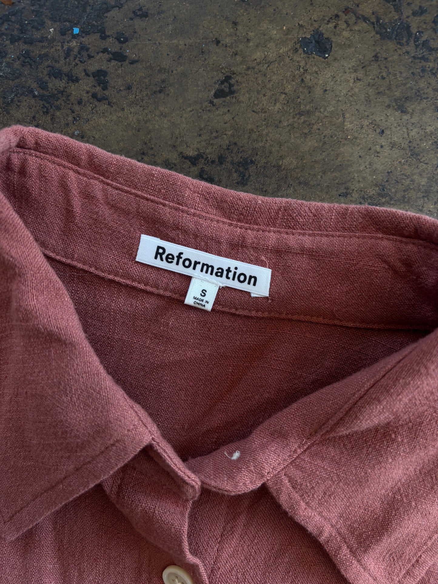 Blush Reformation Linen Set