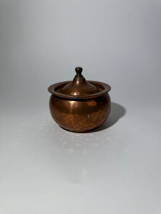 Copper Container with Lid