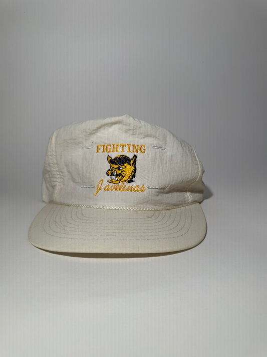 White Flaming Javelinas Snapback