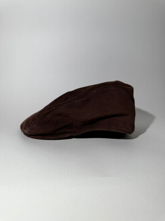 Brown Suede Eddie Bauer Newsboy Cap