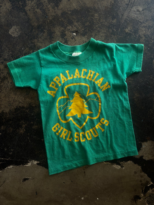 Youth Green Appalachian Girl Scouts Tee