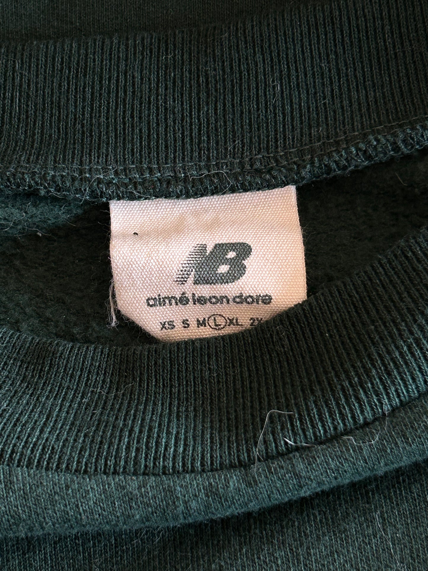 Hunter Green Aime Leon Dore Crewneck