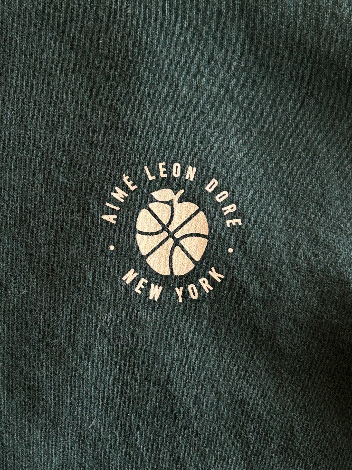 Hunter Green Aime Leon Dore Crewneck