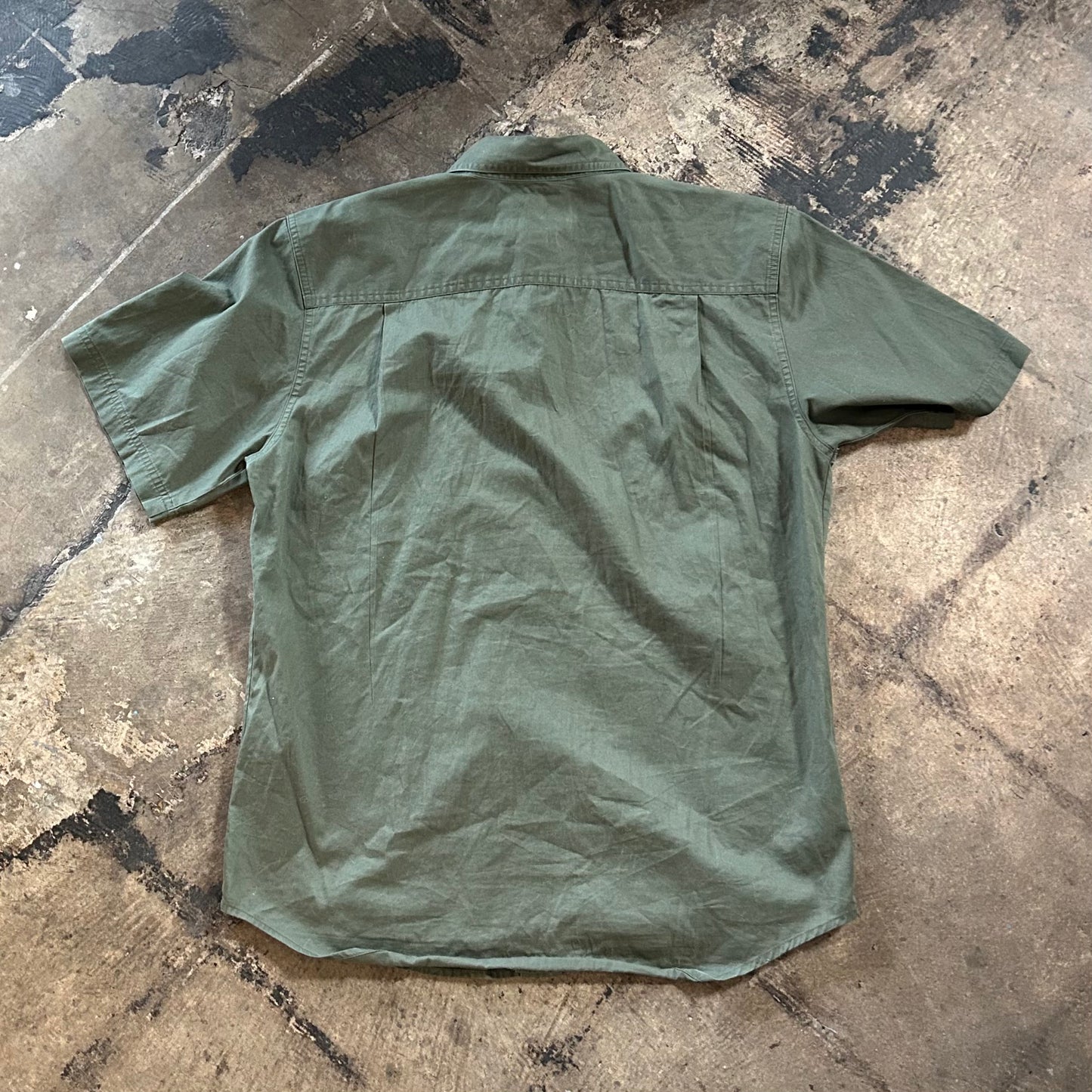 Olive Harley Utility Button Up Shirt