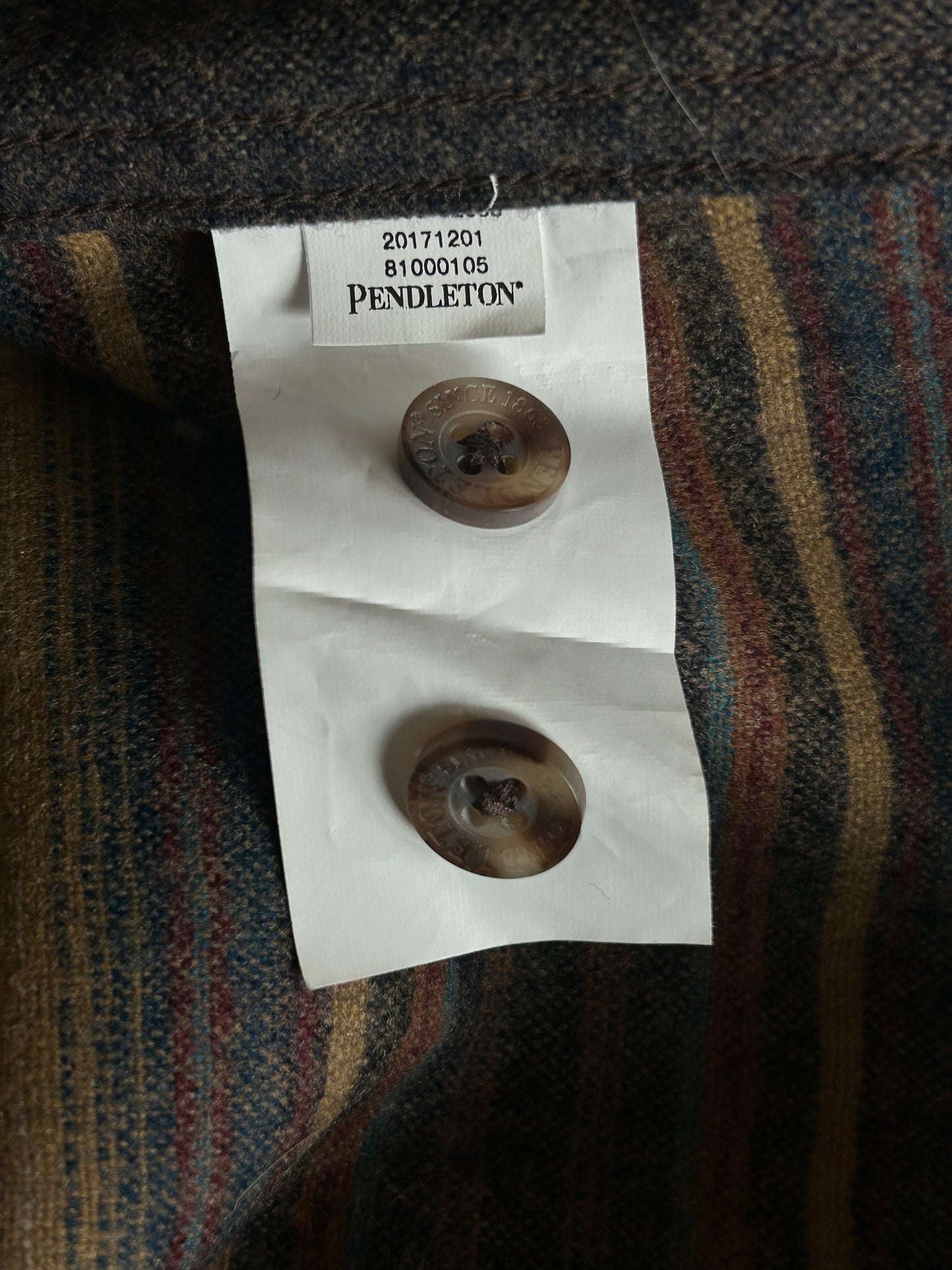 Warm Stripe Pendleton Board Shirt