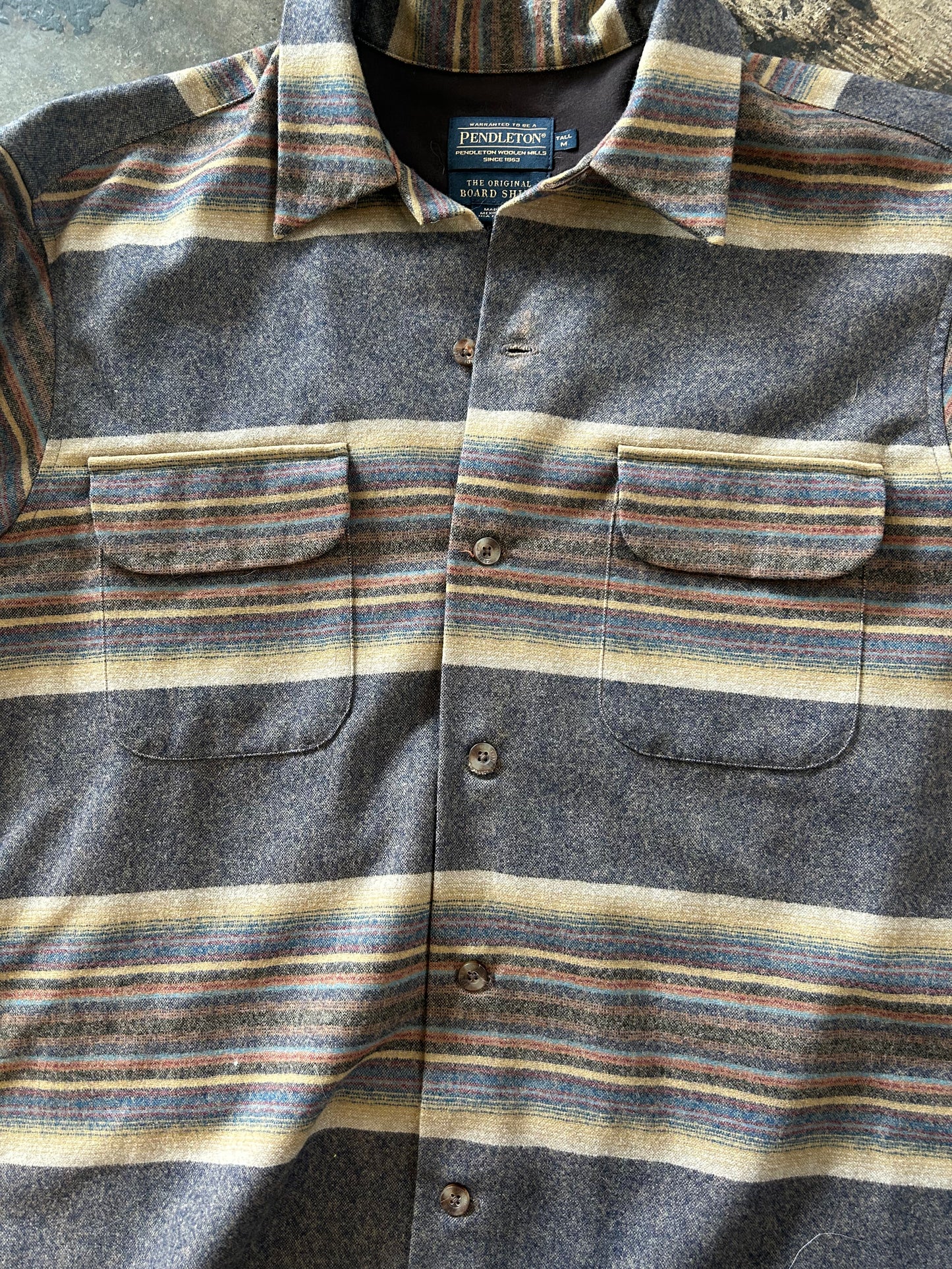 Warm Stripe Pendleton Board Shirt