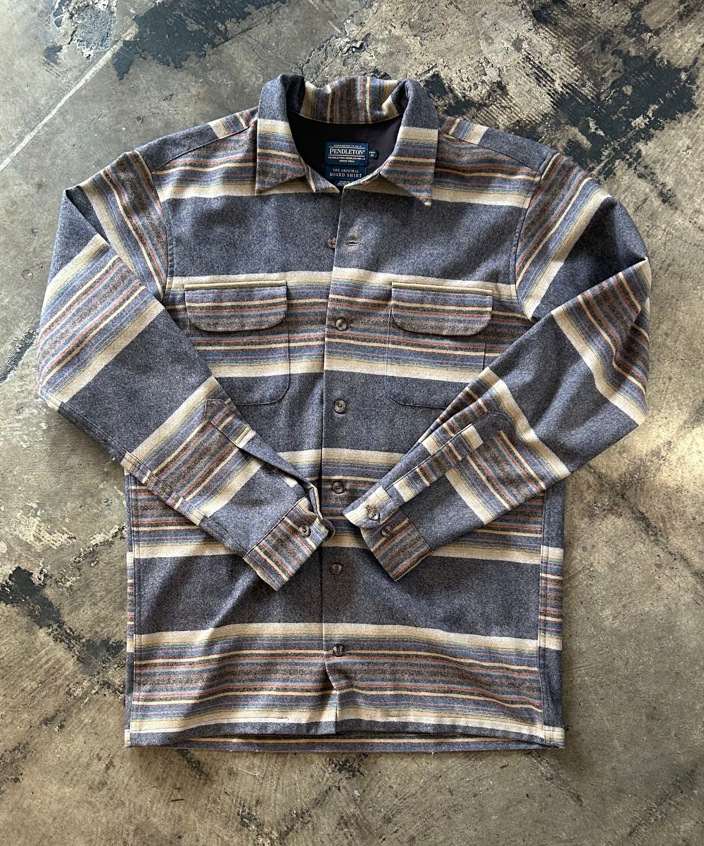 Warm Stripe Pendleton Board Shirt