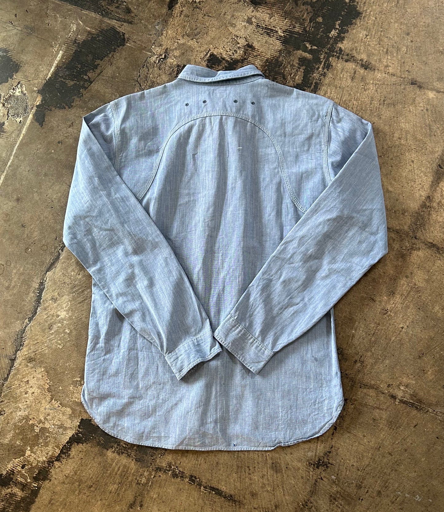 Chambray Ralph Lauren Rugby Button Up