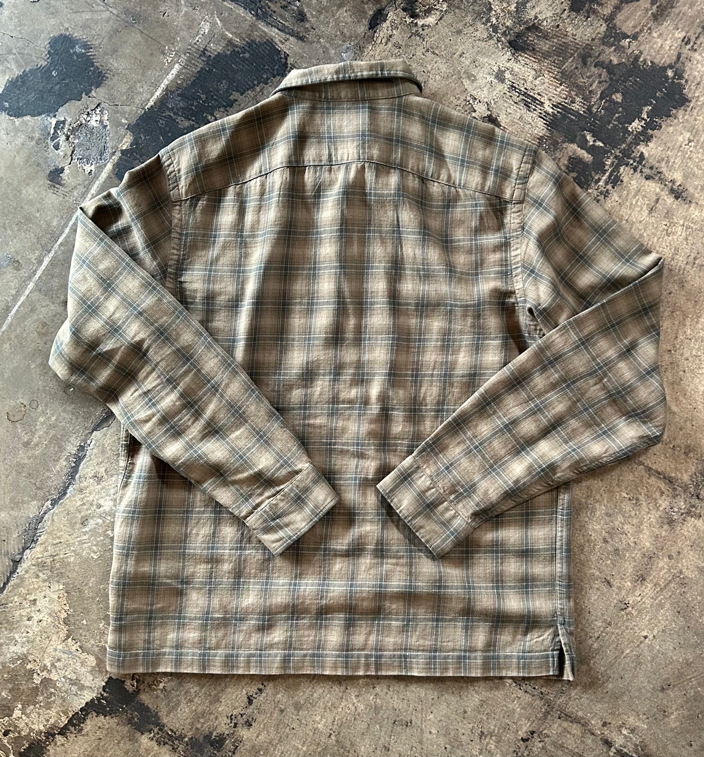 RRL Brown Plaid Button Up